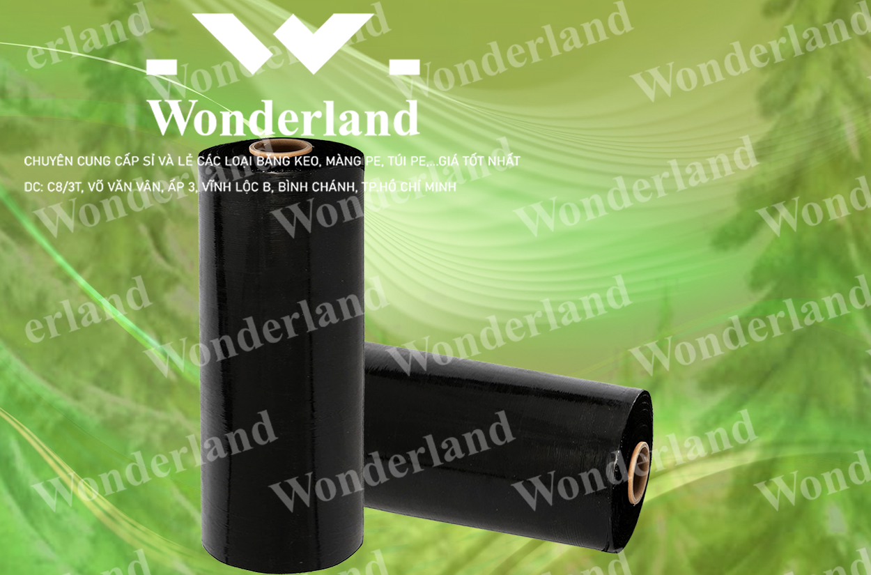 MÀNG PE ĐEN 6.3KG LÕI 500G CHẤT LƯỢNG CAO WONDERLAND