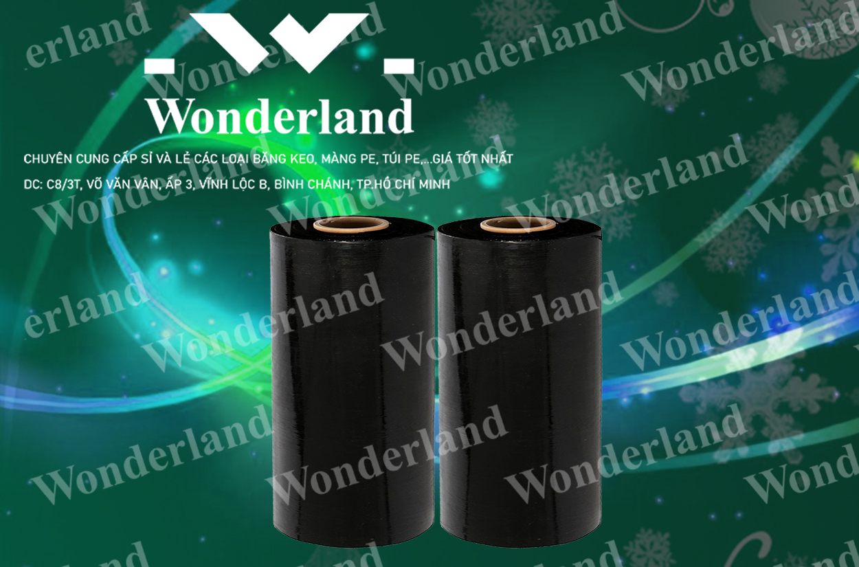 MÀNG PE ĐEN 6.7KG LÕI 500G CHẤT LƯỢNG CAO WONDERLAND