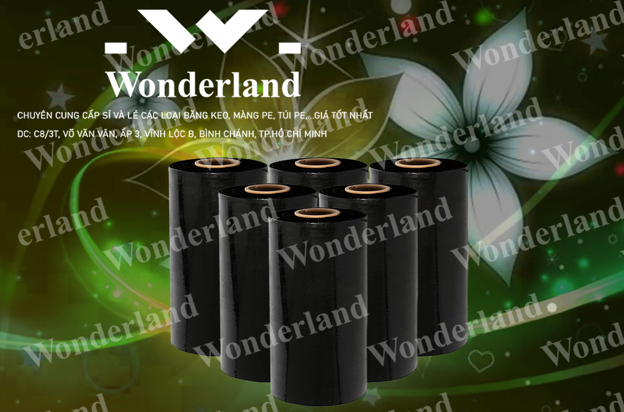 MÀNG PE ĐEN 6.8KG LÕI 500G CHẤT LƯỢNG CAO WONDERLAND GIÁ SỈ TỐT NHẤT