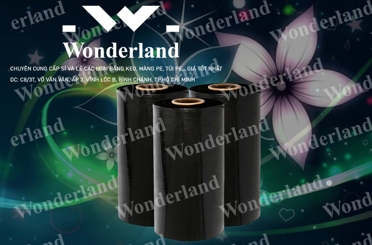 MÀNG PE ĐEN 6.8KG LÕI 500G CHẤT LƯỢNG CAO WONDERLAND
