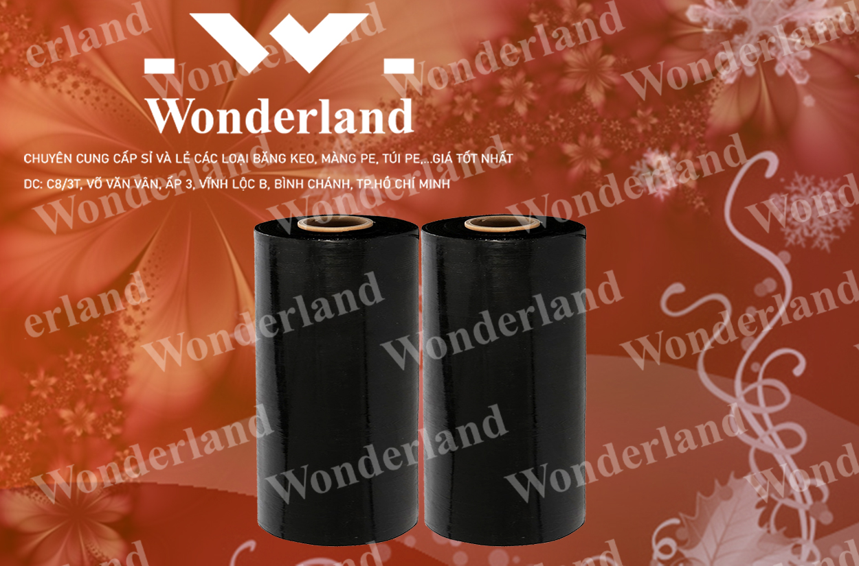 MÀNG PE ĐEN 6.9KG LÕI 500G CHẤT LƯỢNG CAO WONDERLAND