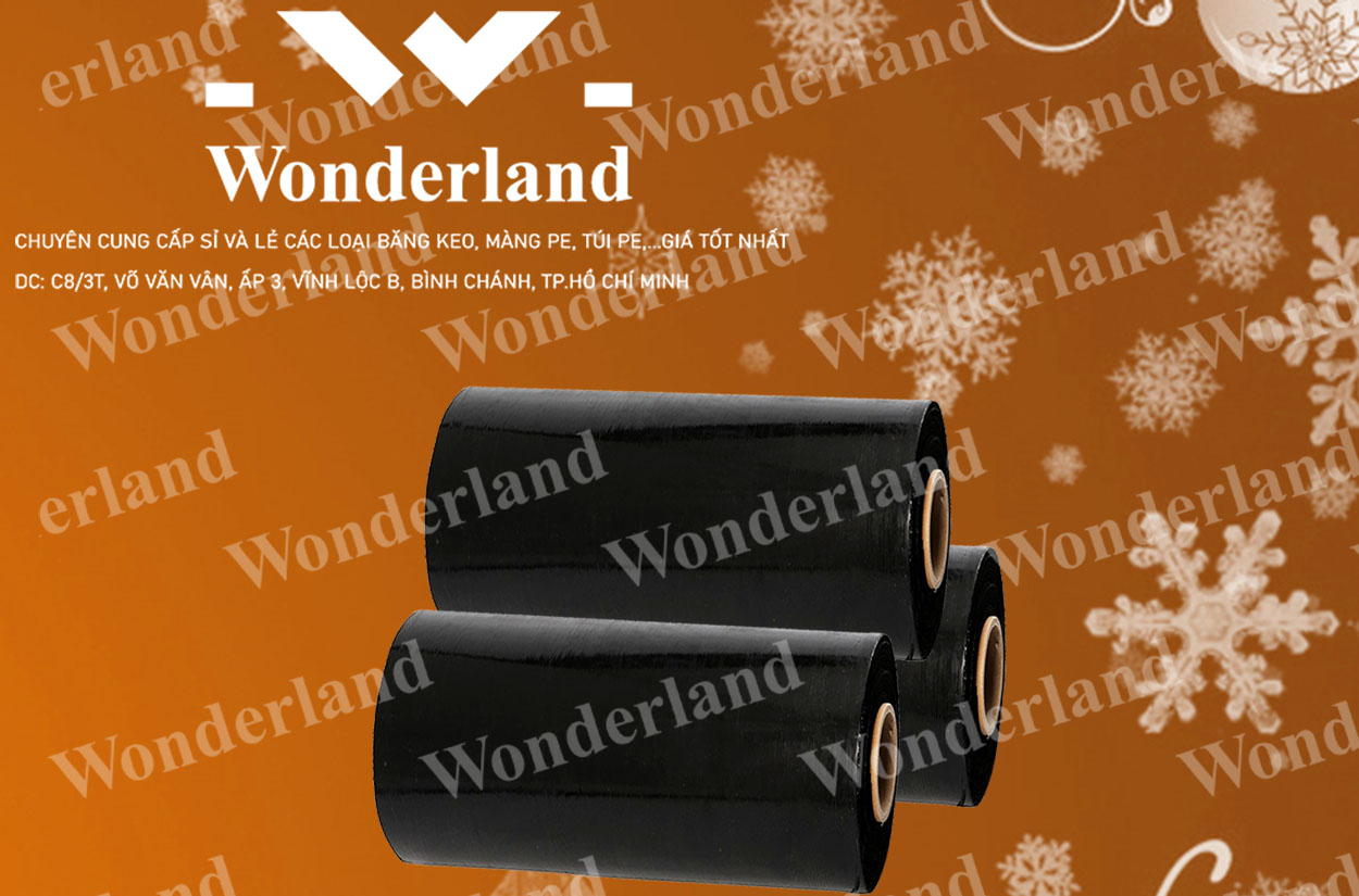 MÀNG PE ĐEN 7.3KG LÕI 500G CHẤT LƯỢNG CAO WONDERLAND