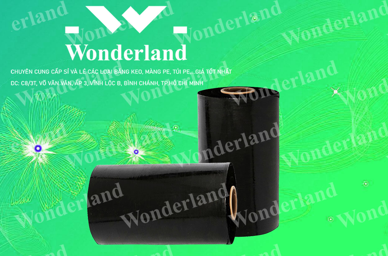 MÀNG PE ĐEN 7.4KG LÕI 500G CHẤT LƯỢNG CAO WONDERLAND GIÁ SỈ TỐT NHẤT