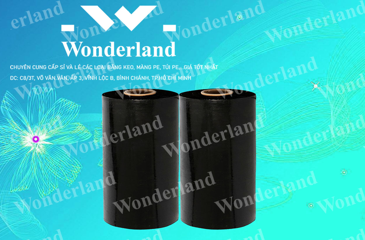 MÀNG PE ĐEN 7.4KG LÕI 500G CHẤT LƯỢNG CAO WONDERLAND