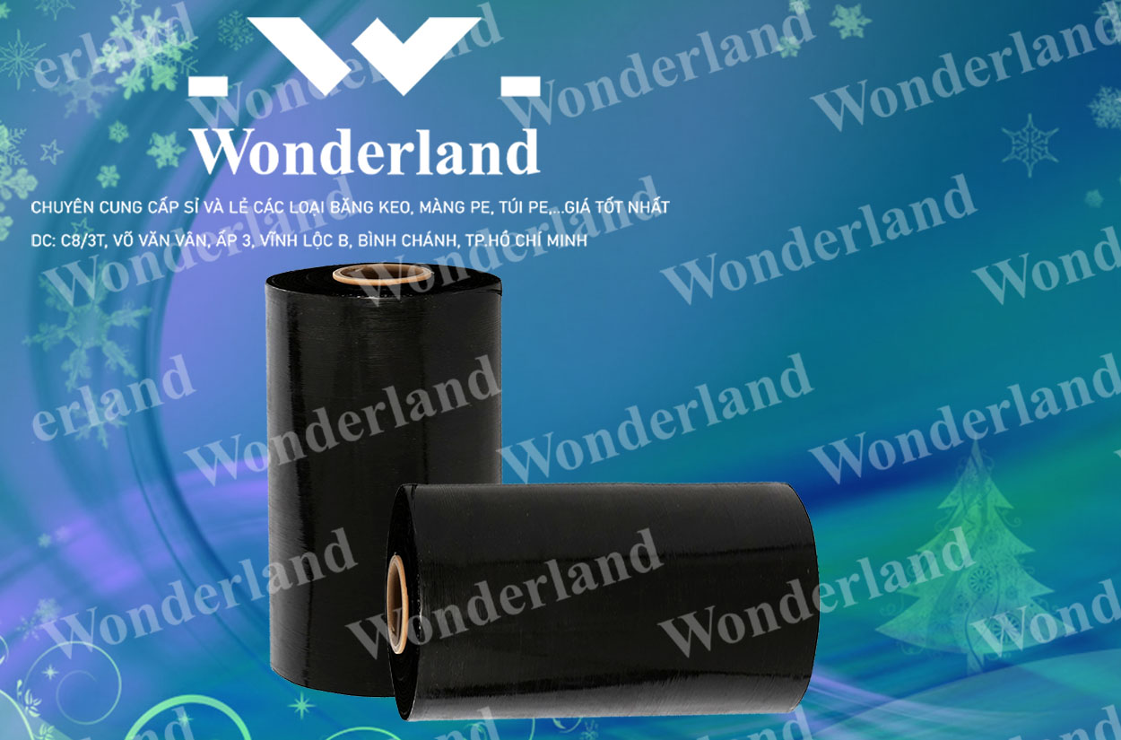 MÀNG PE ĐEN 7.5KG LÕI 500G CHẤT LƯỢNG CAO WONDERLAND GIÁ SỈ TỐT NHẤT