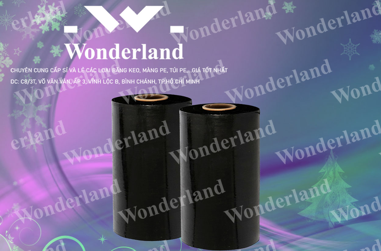 MÀNG PE ĐEN 7.5KG LÕI 500G CHẤT LƯỢNG CAO WONDERLAND