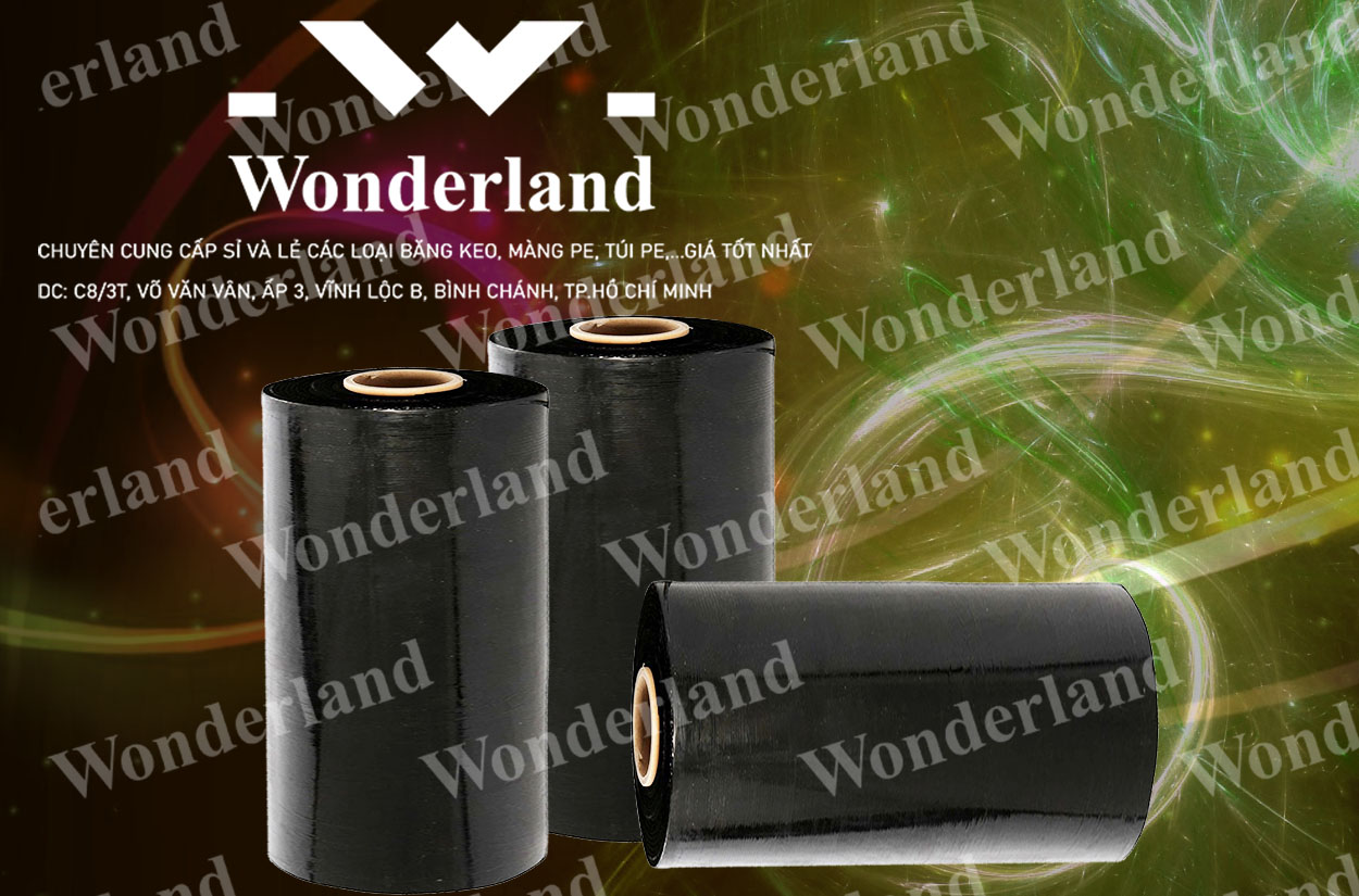 MÀNG PE ĐEN 7.8KG LÕI 500G CHẤT LƯỢNG CAO WONDERLAND GIÁ SỈ TỐT NHẤT