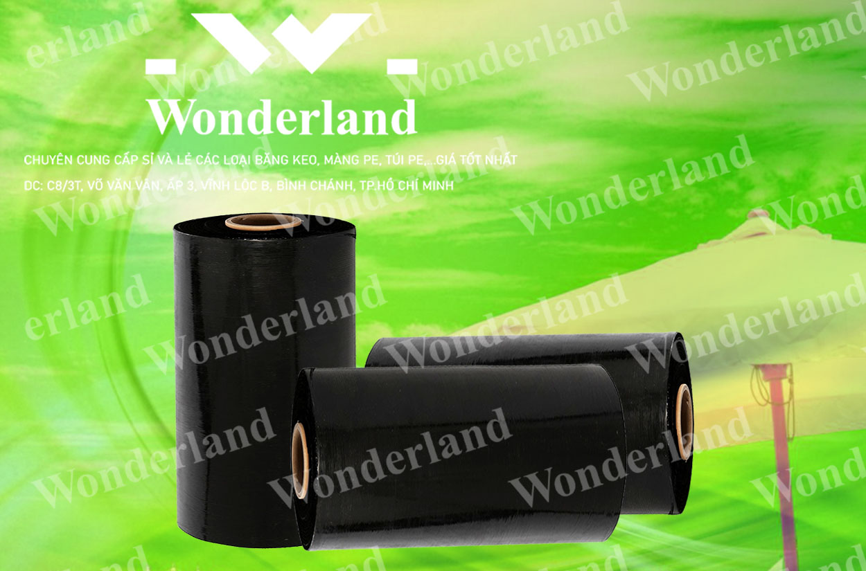 MÀNG PE ĐEN 7.9KG-LOI-500G CHẤT LƯỢNG CAO WONDERLAND GIÁ SỈ TỐT NHẤT