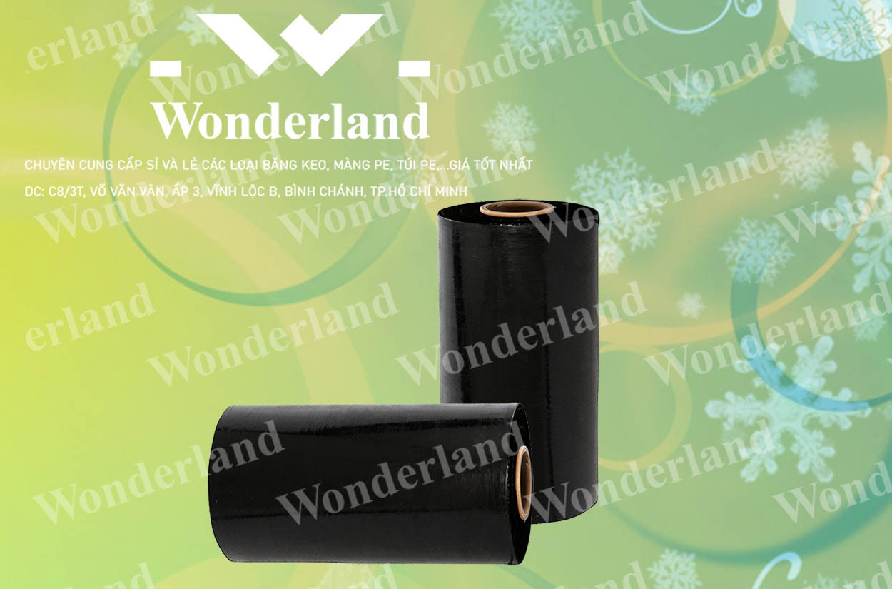 MÀNG PE ĐEN 7KG LÕI 500G CHẤT LƯỢNG CAO WONDERLAND