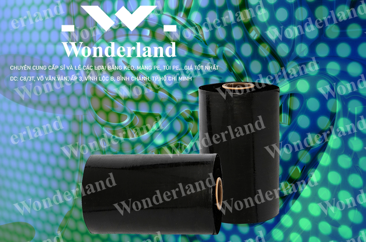 MÀNG PE ĐEN 8.2KG LÕI 500G CHẤT LƯỢNG CAO WONDERLAND