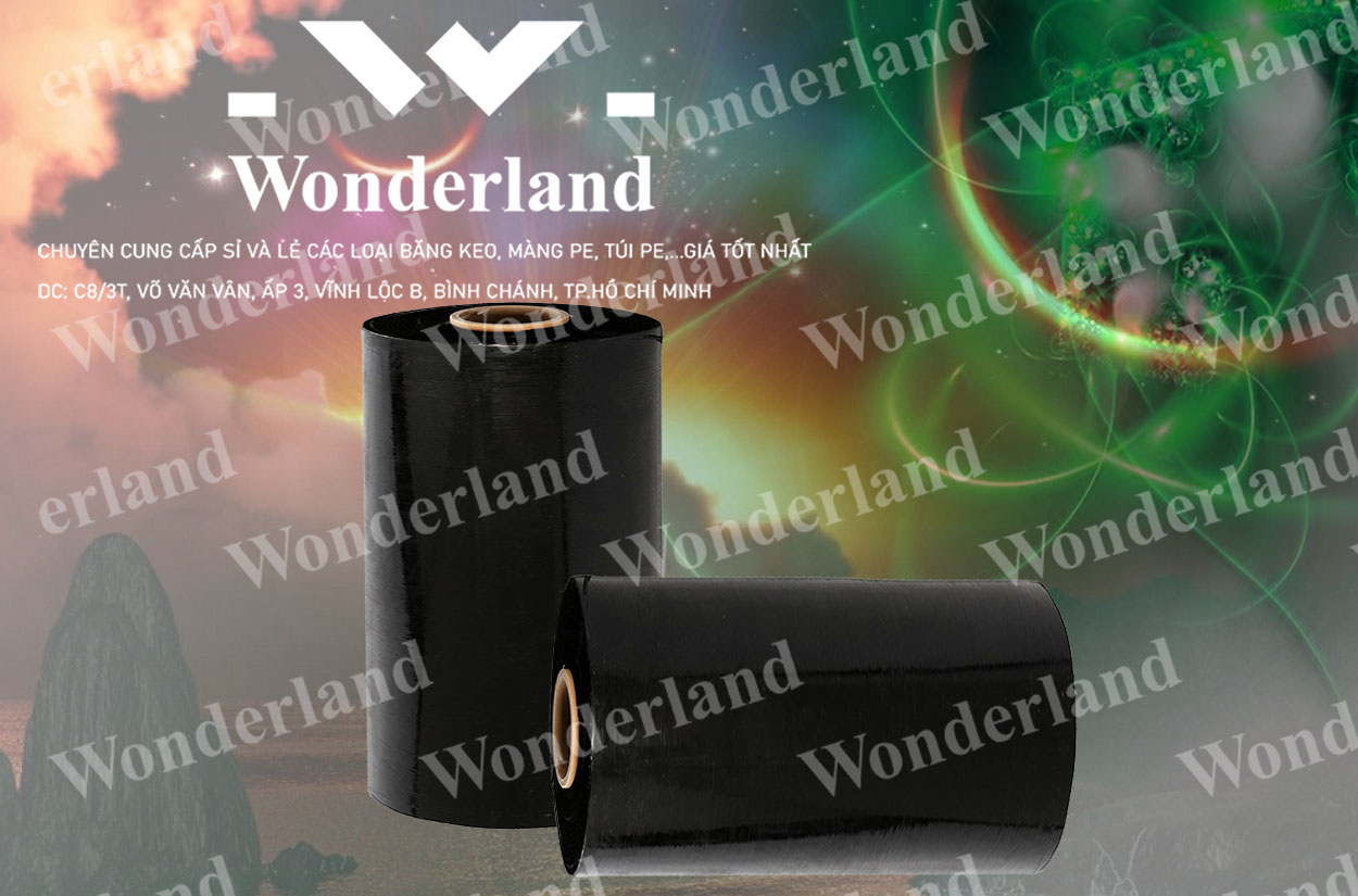 MÀNG PE ĐEN 8KG LÕI 500G CHẤT LƯỢNG CAO WONDERLAND GIÁ SỈ TỐT NHẤT
