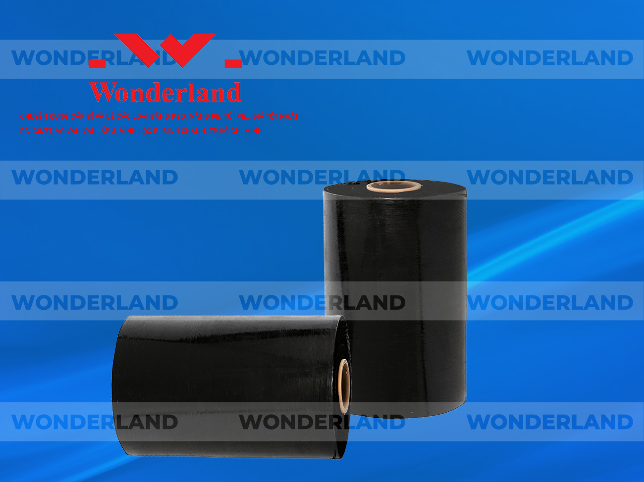 MÀNG PE ĐEN 9.7KG LÕI 500G CHẤT LƯỢNG CAO WONDERLAND