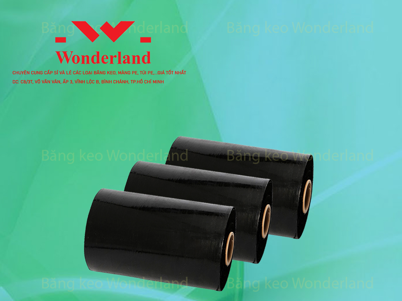 MÀNG PE ĐEN 9KG LÕI 500G CHẤT LƯỢNG CAO WONDERLAND