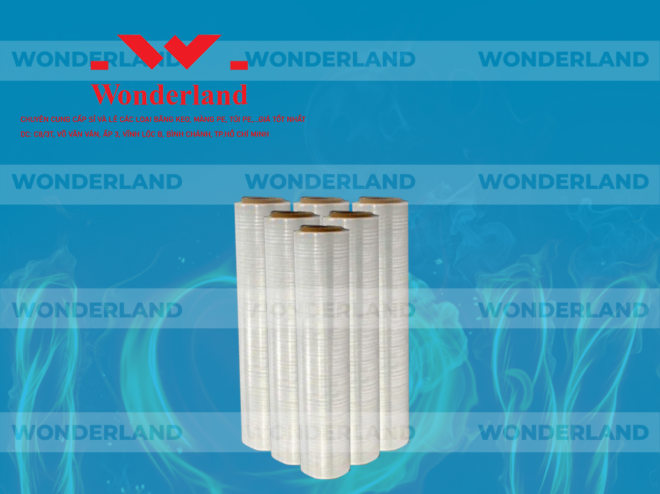 MÀNG PE TRẮNG 1.1KG LÕI 200G CHẤT LƯỢNG CAO WONDERLAND GIÁ SỈ TỐT NHẤT
