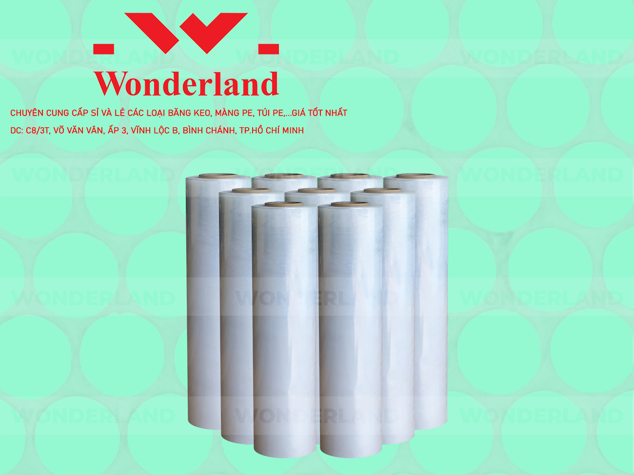 MÀNG PE TRẮNG 1.6KG LÕI 200G WONDERLAND GIÁ CẠNH TRANH
