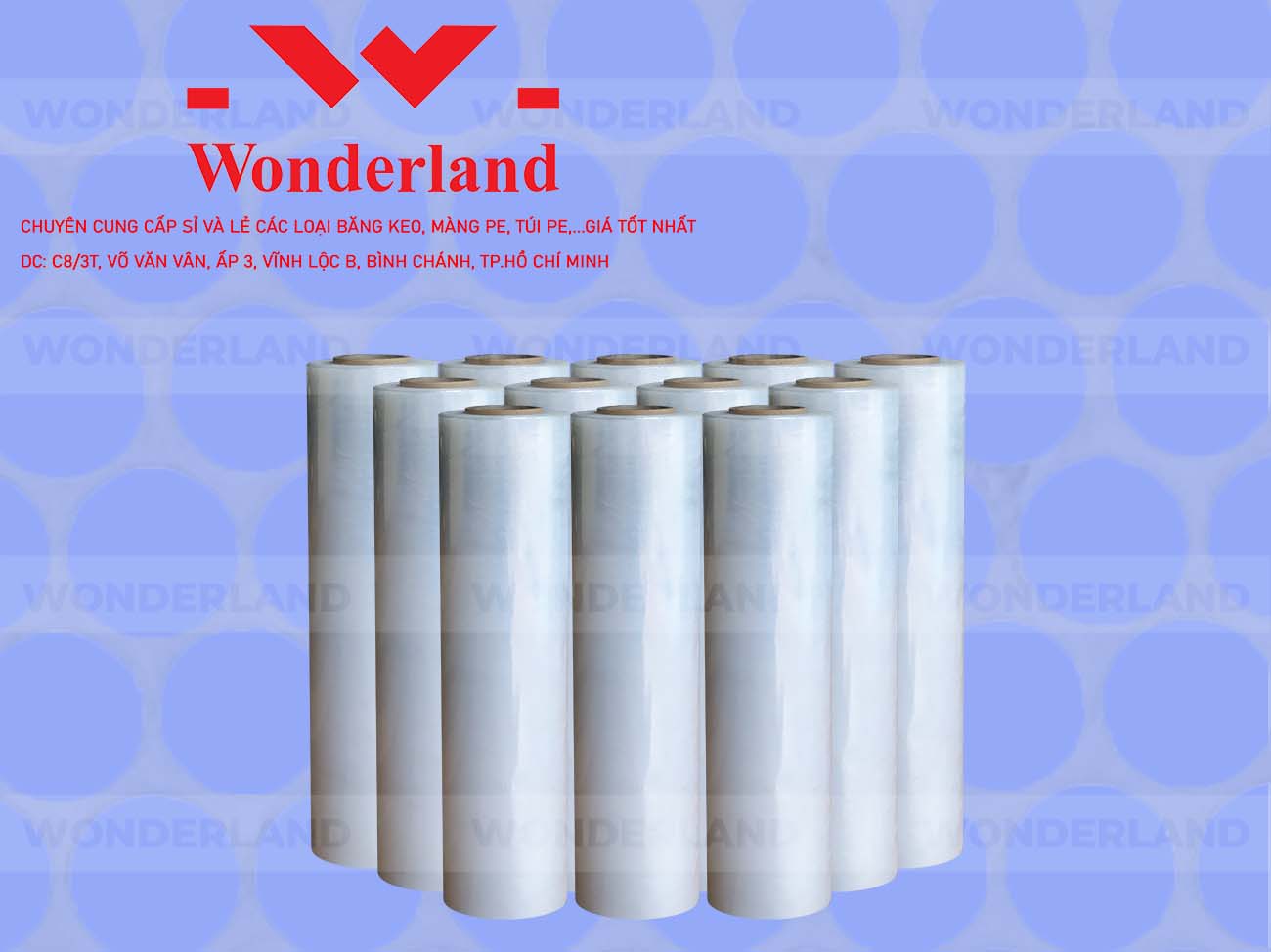 MÀNG PE TRẮNG 1.7KG LÕI 200G WONDERLAND GIÁ CẠNH TRANH