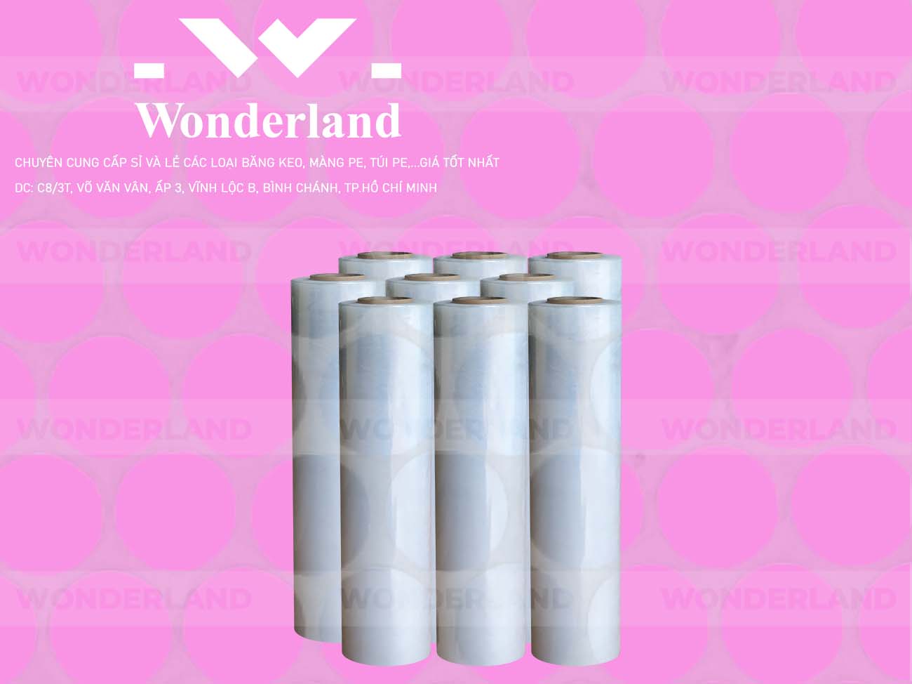 MÀNG PE TRẮNG 1.9KG LÕI 200G WONDERLAND GIÁ CẠNH TRANH