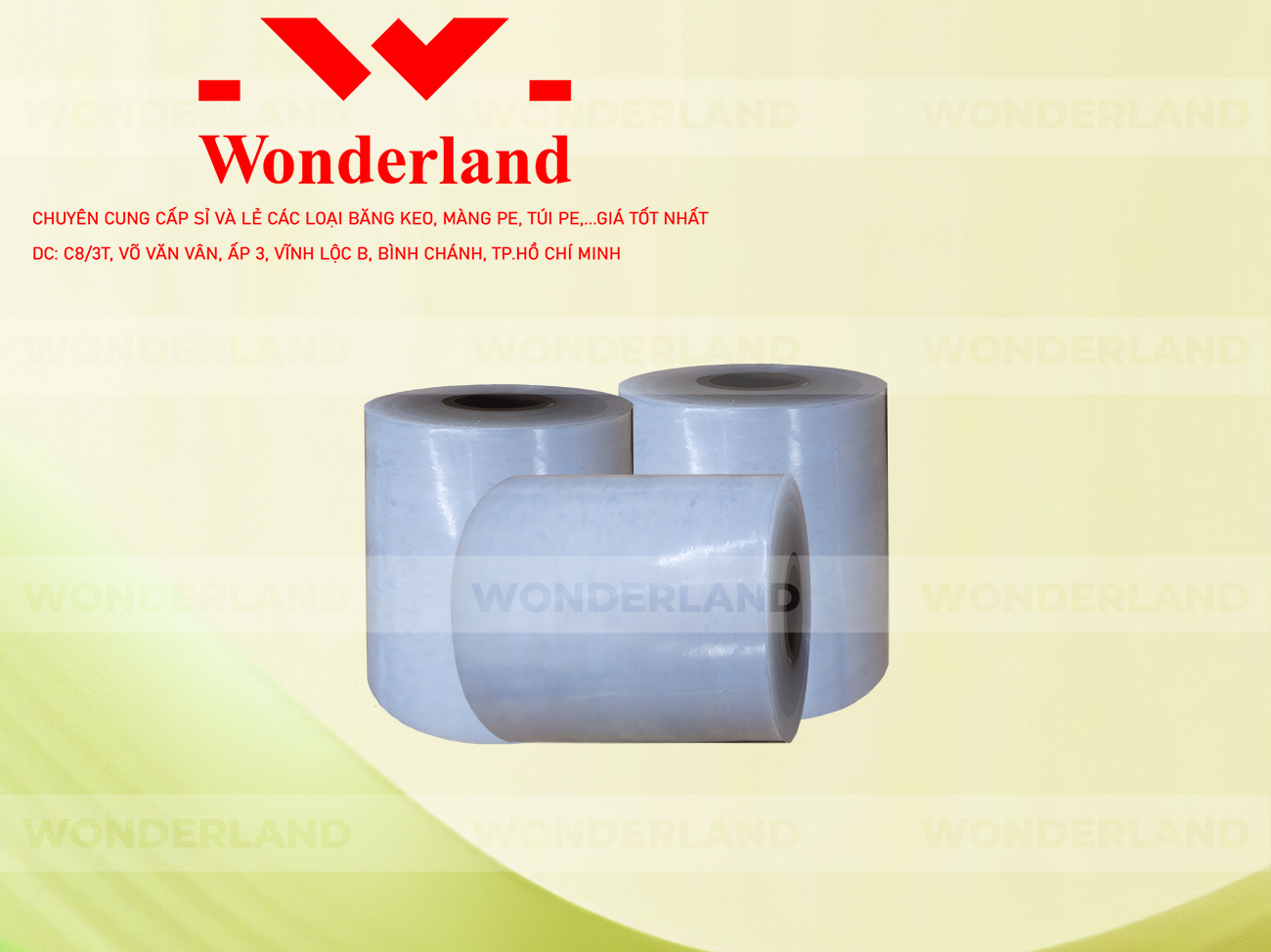 MÀNG PE TRẮNG 11.6KG LÕI 500G WONDERLAND GIÁ CẠNH TRANH