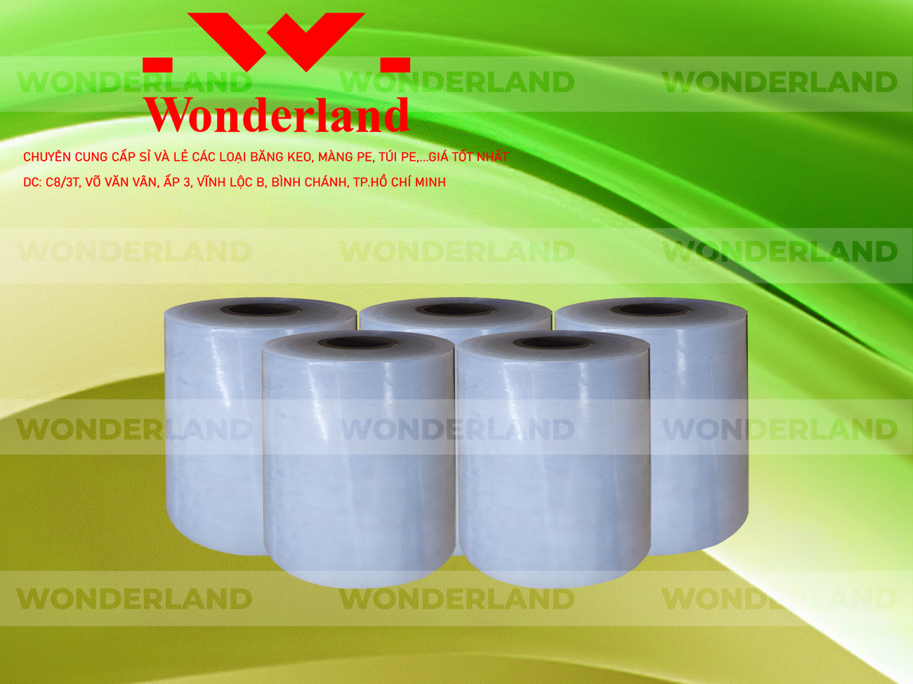 MÀNG PE TRẮNG 11.7KG LÕI 500G WONDERLAND GIÁ CẠNH TRANH