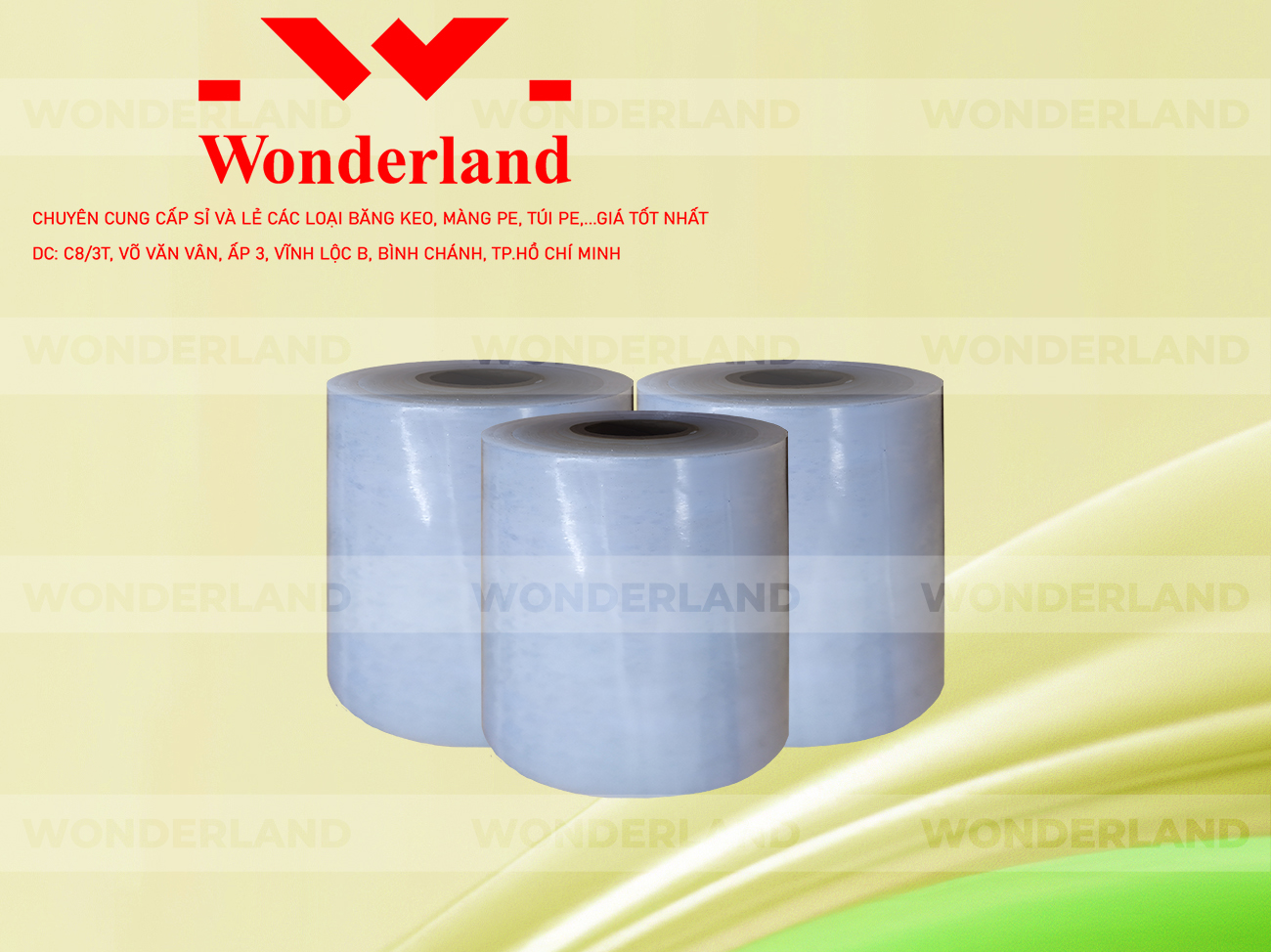 MÀNG PE TRẮNG 11.8KG WONDERLAND CHẤT LƯỢNG