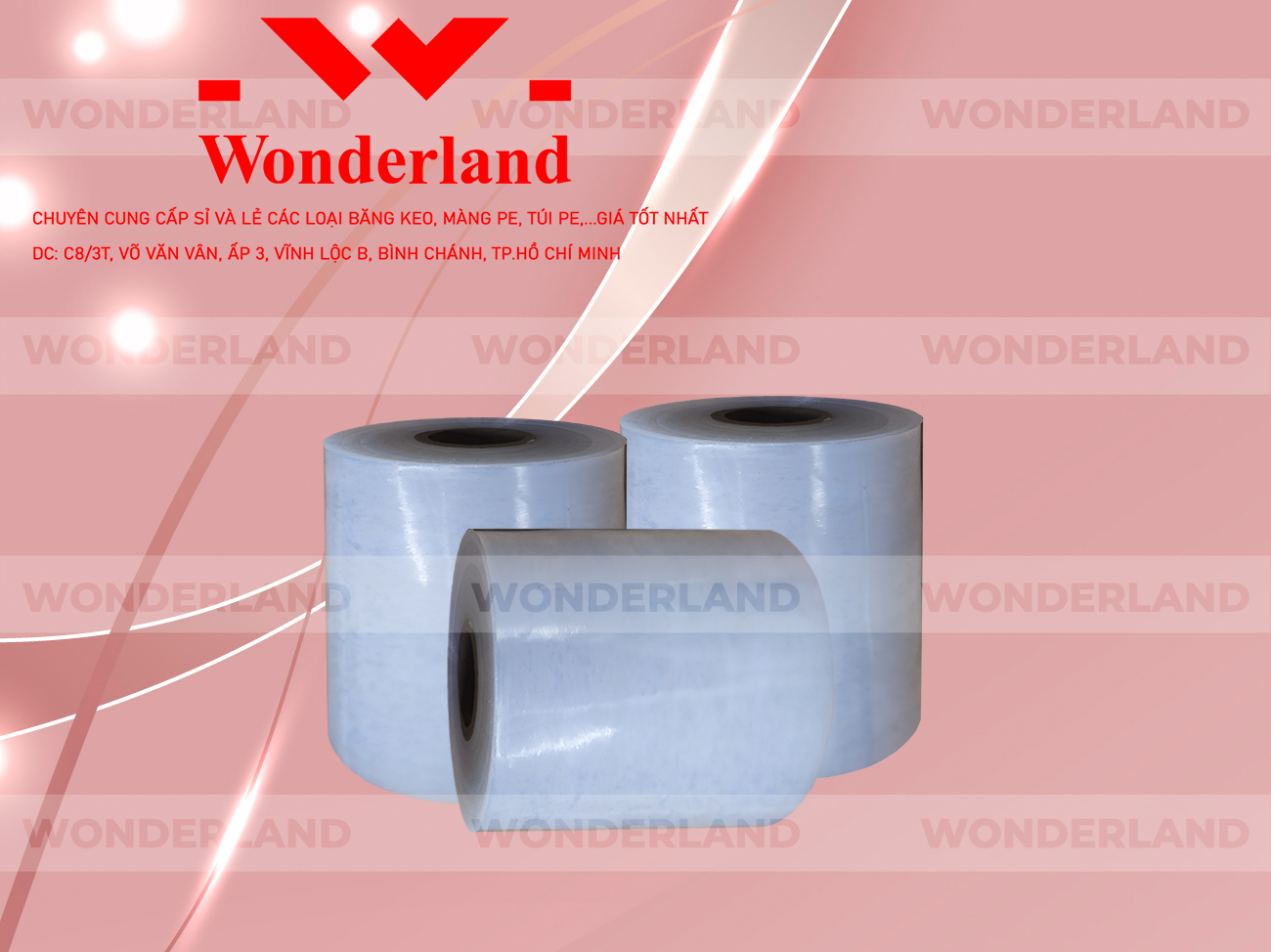 MÀNG PE TRẮNG 12.2KG LÕI 1.2KG WONDERLAND GIÁ CẠNH TRANH