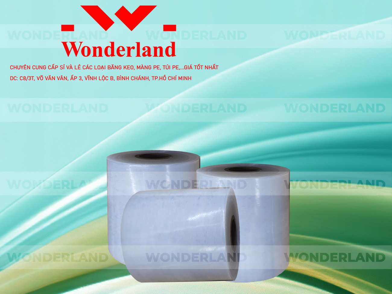 MÀNG PE TRẮNG 12.6KG LÕI 1.2KG WONDERLAND GIÁ CẠNH TRANH