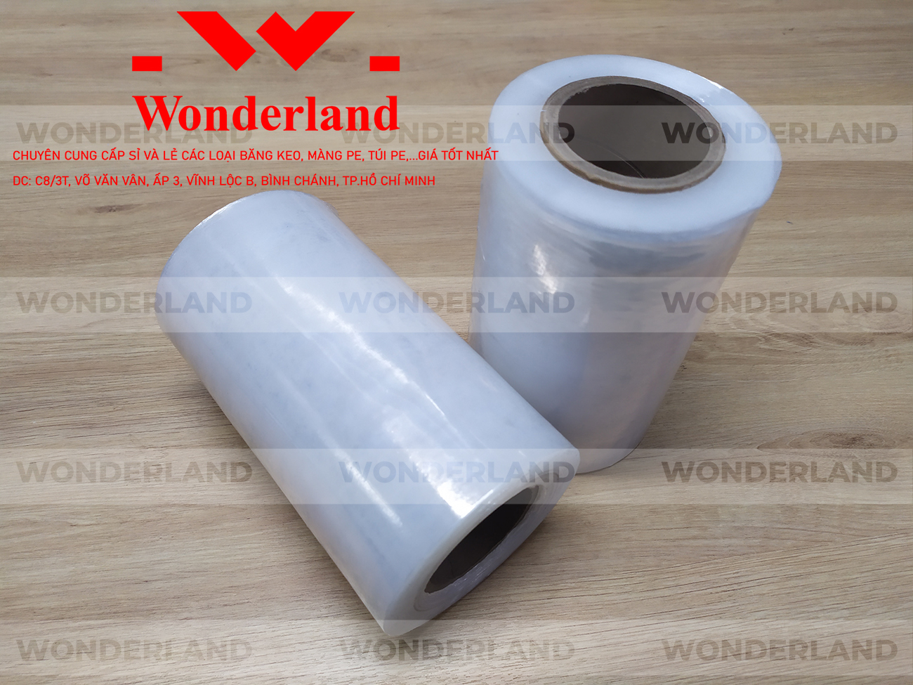 MÀNG PE TRẮNG 15CMx250G CHẤT LƯỢNG TẠI WONDERLAND