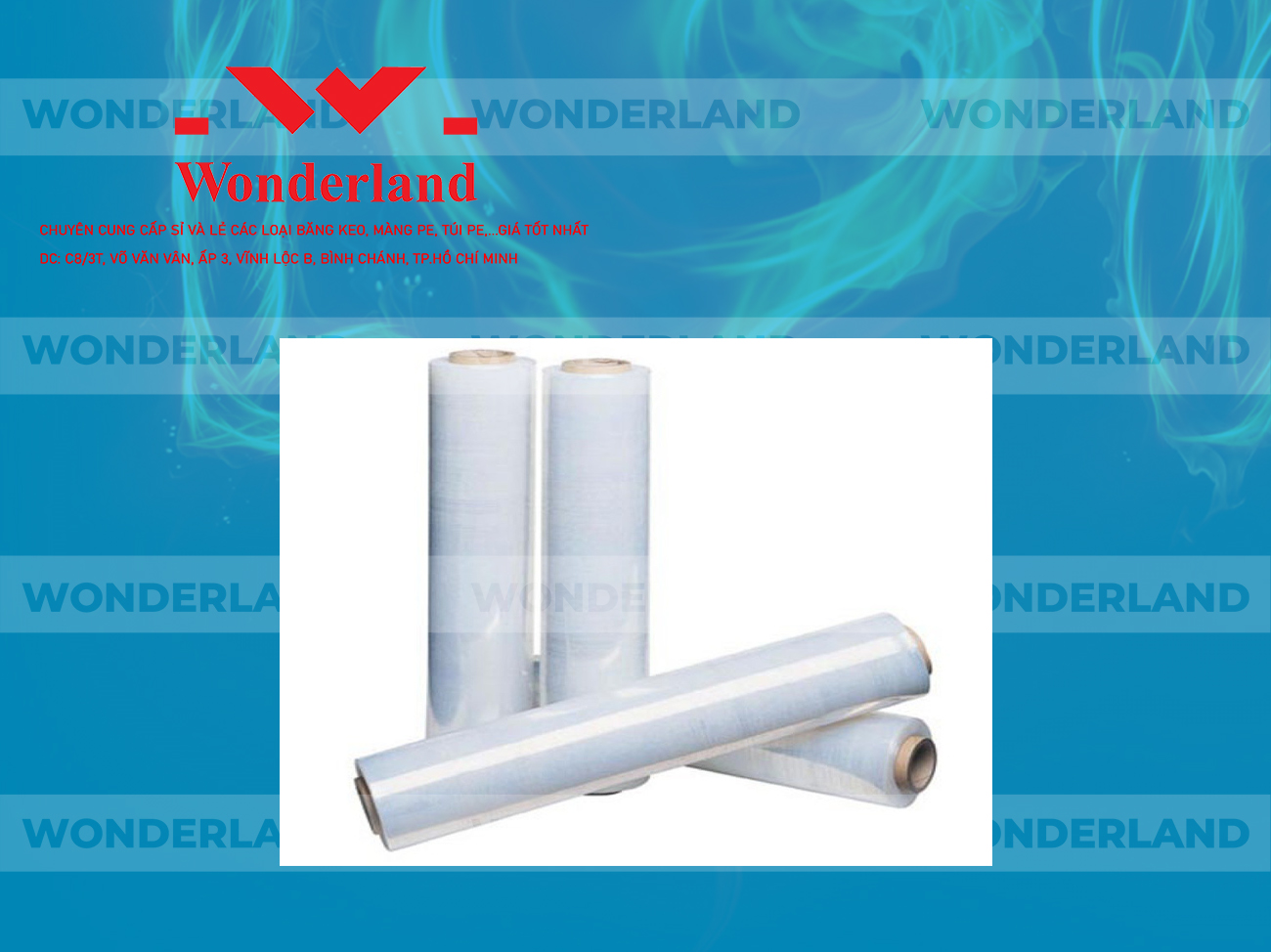 MÀNG PE TRẮNG 1KG LÕI 200G CHẤT LƯỢNG CAO WONDERLAND GIÁ SỈ TỐT NHẤT
