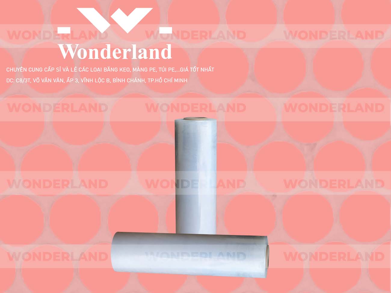 MÀNG PE TRẮNG 2.0KG LÕI 200G WONDERLAND CHẤT LƯỢNG