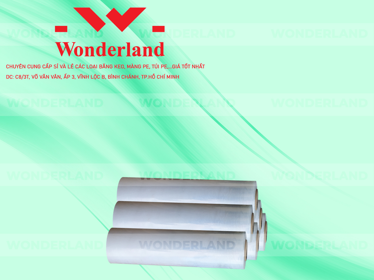 MÀNG PE TRẮNG 2.5KG LÕI 200G WONDERLAND GIÁ CẠNH TRANH