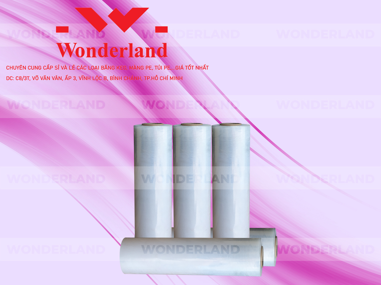 MÀNG PE TRẮNG 2.7KG LÕI 200G WONDERLAND GIÁ CẠNH TRANH