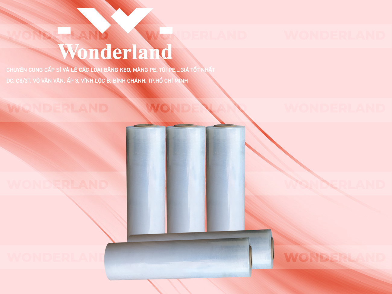 MÀNG PE TRẮNG 2.8KG LÕI 200G WONDERLAND GIÁ CẠNH TRANH