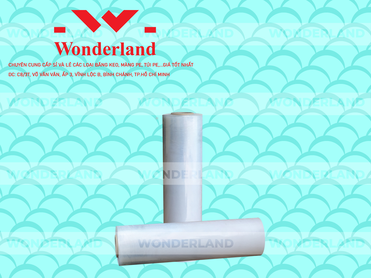 MÀNG PE TRẮNG 2.9KG LÕI 200G WONDERLAND CHẤT LƯỢNG