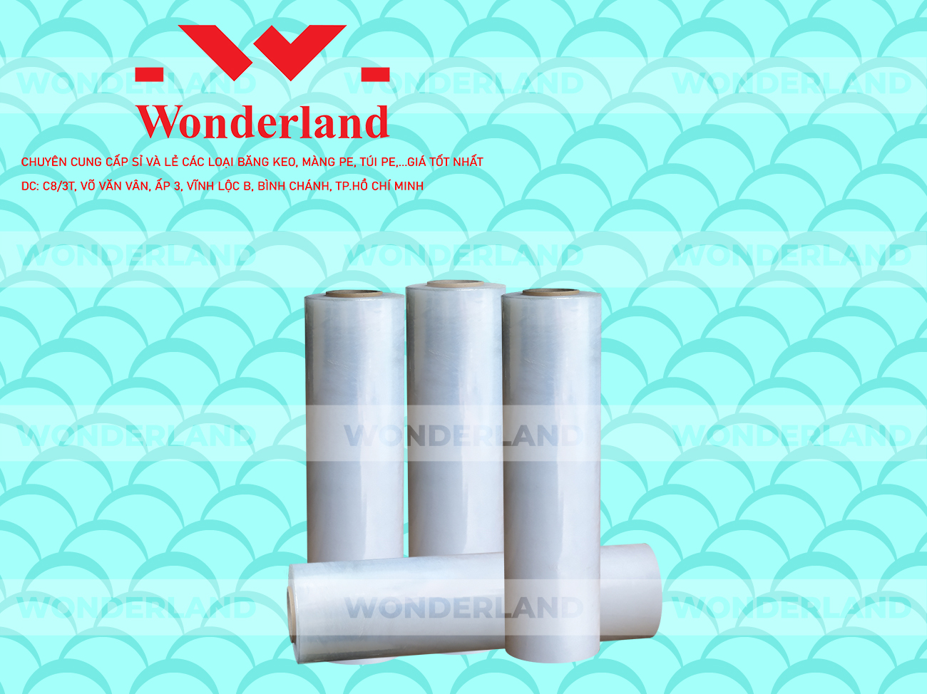 MÀNG PE TRẮNG 2.9KG LÕI 200G WONDERLAND GIÁ CẠNH TRANH