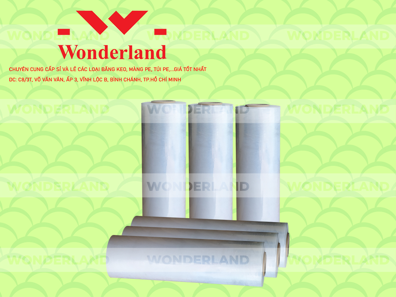MÀNG PE TRẮNG 3.0KG LÕI 200G WONDERLAND GIÁ CẠNH TRANH