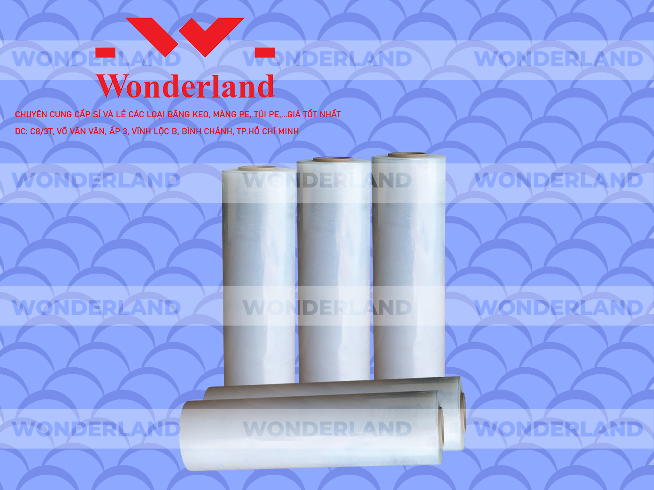 MÀNG PE TRẮNG 3.1KG LÕI 200G WONDERLAND GIÁ CẠNH TRANH