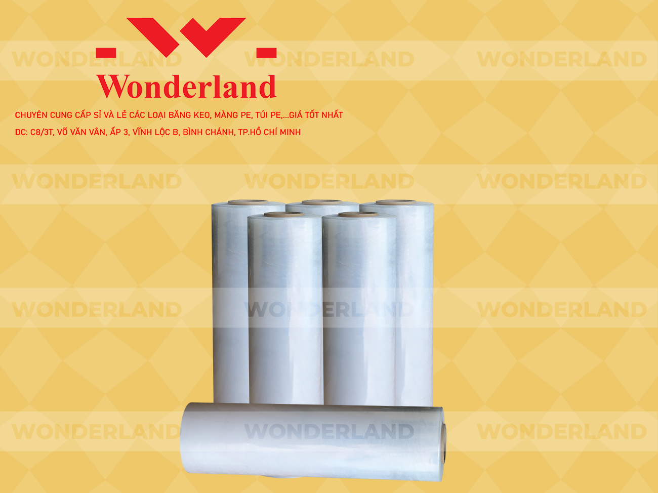 MÀNG PE TRẮNG 3.2KG LÕI 200G WONDERLAND GIÁ CẠNH TRANH
