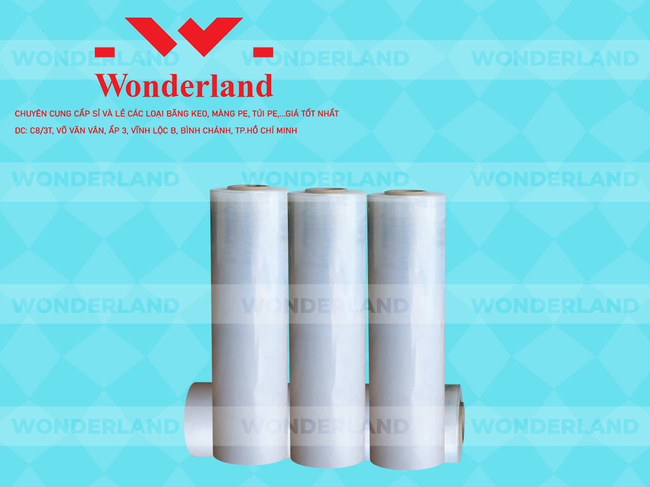 MÀNG PE TRẮNG 3.4KG LÕI 200G WONDERLAND GIÁ CẠNH TRANH