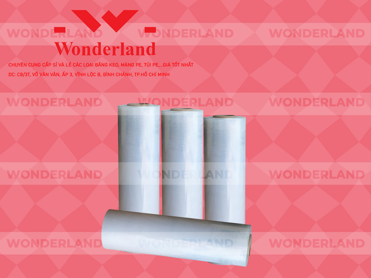 MÀNG PE TRẮNG 3.6KG LÕI 200G WONDERLAND GIÁ CẠNH TRANH