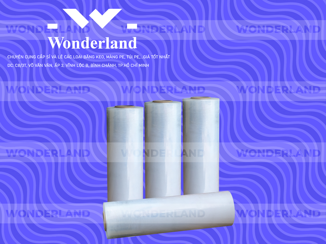MÀNG PE TRẮNG 3.7KG LÕI 200G WONDERLAND GIÁ CẠNH TRANH