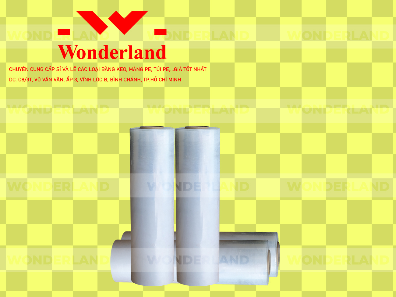 MÀNG PE TRẮNG 3.8KG LÕI 200G WONDERLAND GIÁ CẠNH TRANH