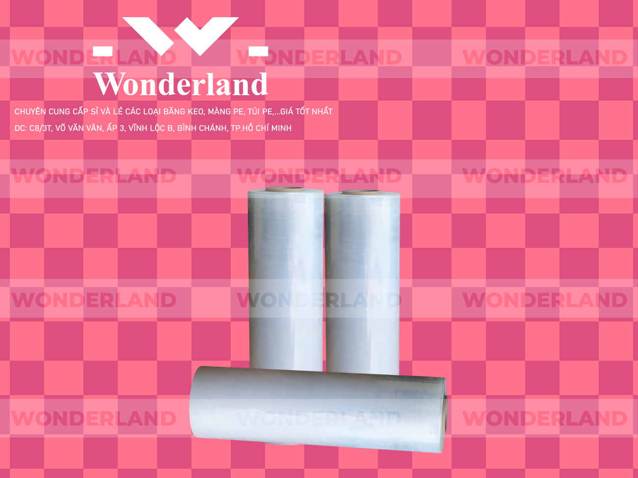 MÀNG PE TRẮNG 4.1KG LÕI 200G WONDERLAND GIÁ CẠNH TRANH