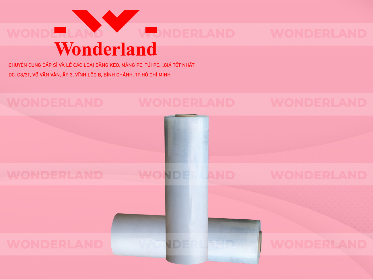 MÀNG PE TRẮNG 4.2KG LÕI 200G WONDERLAND CHẤT LƯỢNG