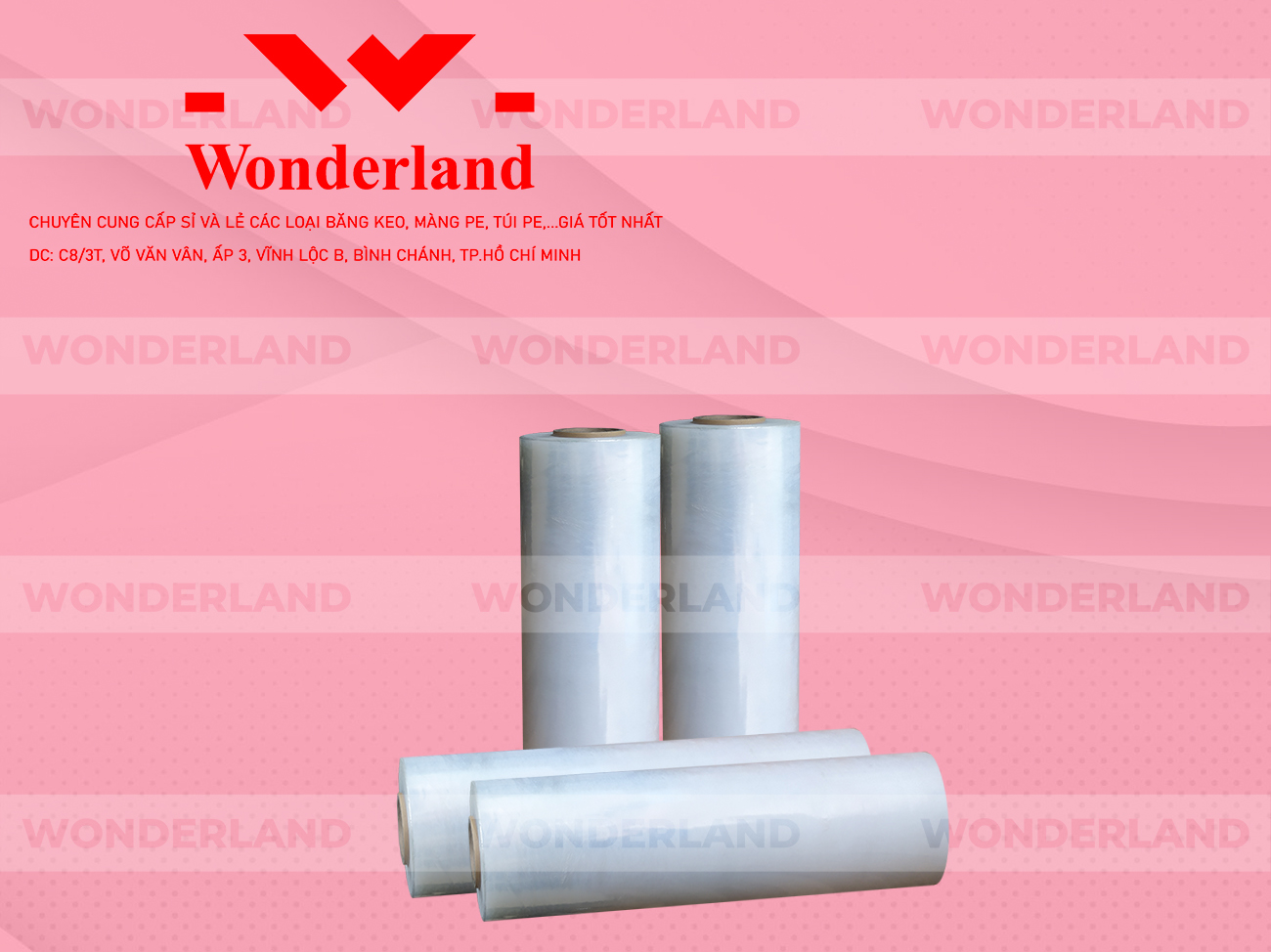 MÀNG PE TRẮNG 4.7KG LÕI 200G WONDERLAND GIÁ CẠNH TRANH