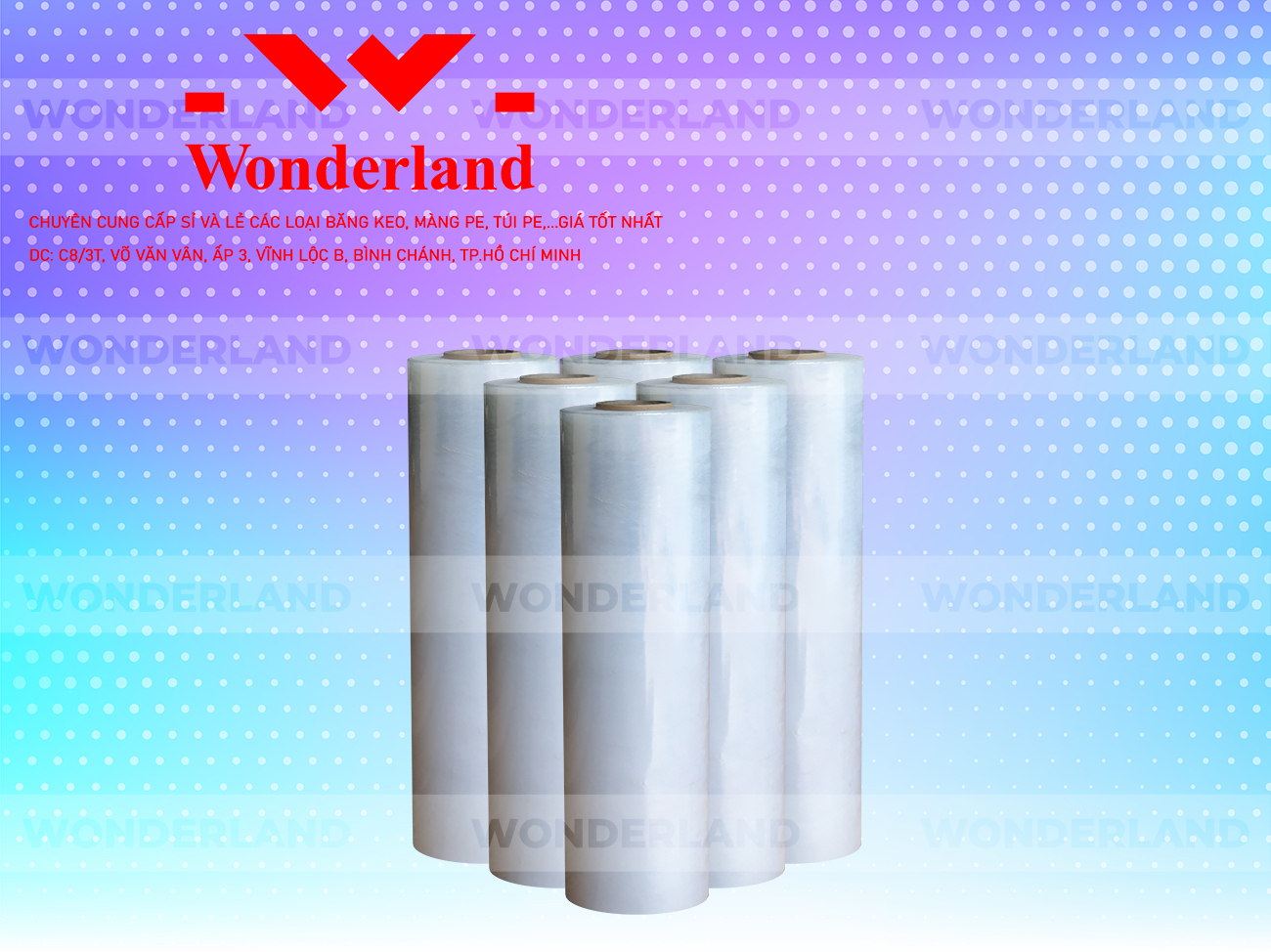 MÀNG PE TRẮNG 4.8KG LÕI 200G WONDERLAND GIÁ CẠNH TRANH