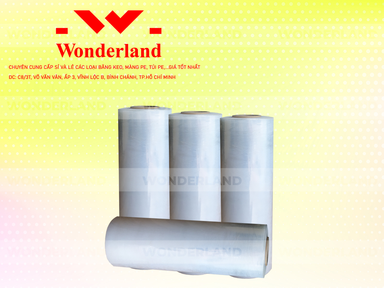 MÀNG PE TRẮNG 5.0KG LÕI 200G WONDERLAND GIÁ CẠNH TRANH