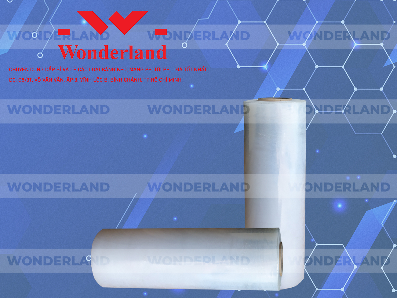 MÀNG PE TRẮNG 5.2KG LÕI 200G WONDERLAND CHẤT LƯỢNG