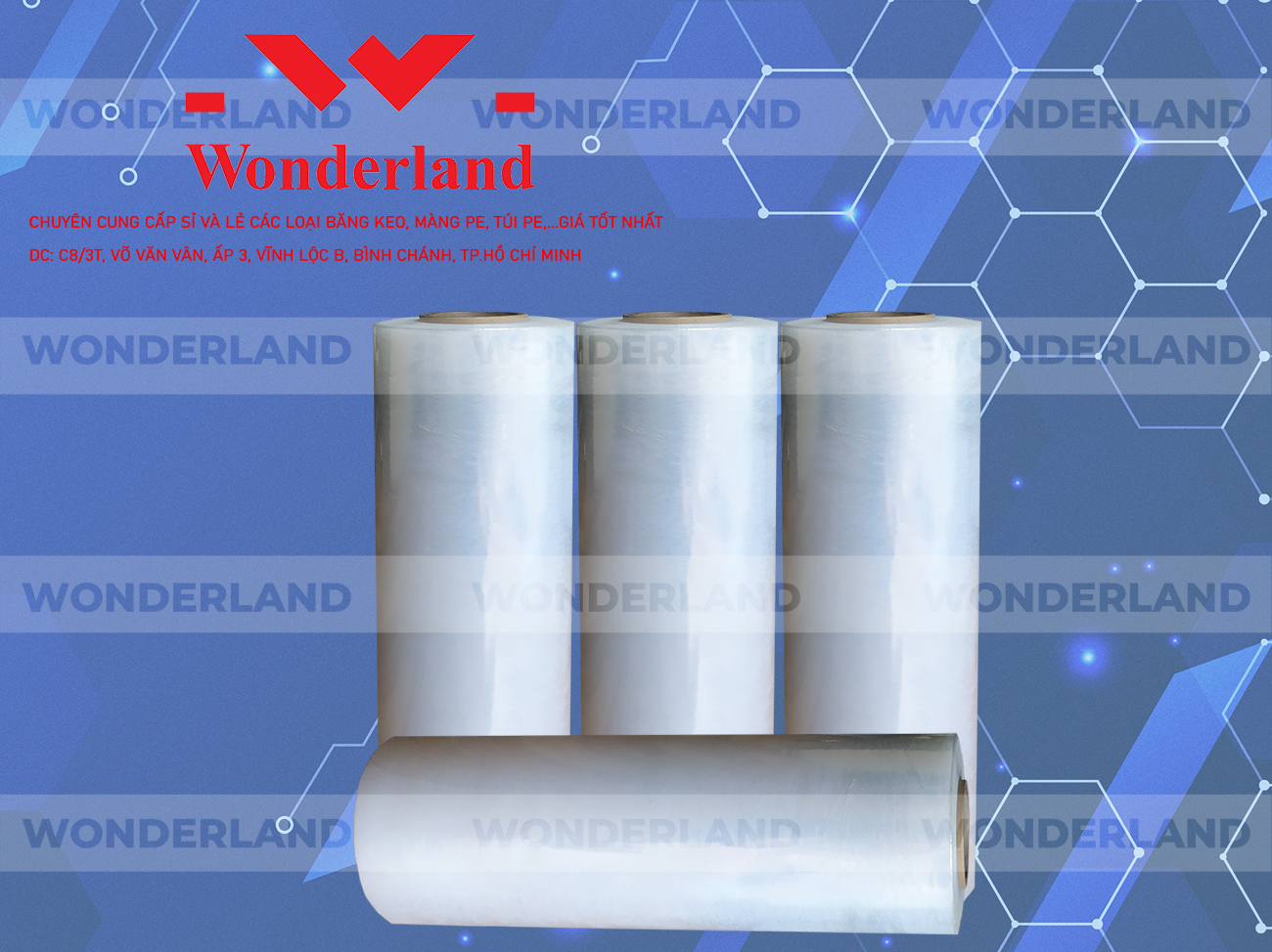 MÀNG PE TRẮNG 5.2KG LÕI 200G WONDERLAND GIÁ CẠNH TRANH