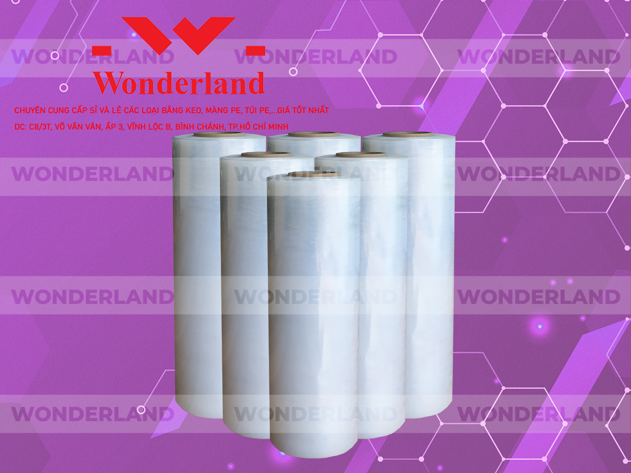 MÀNG PE TRẮNG 5.3KG LÕI 200G WONDERLAND GIÁ CẠNH TRANH
