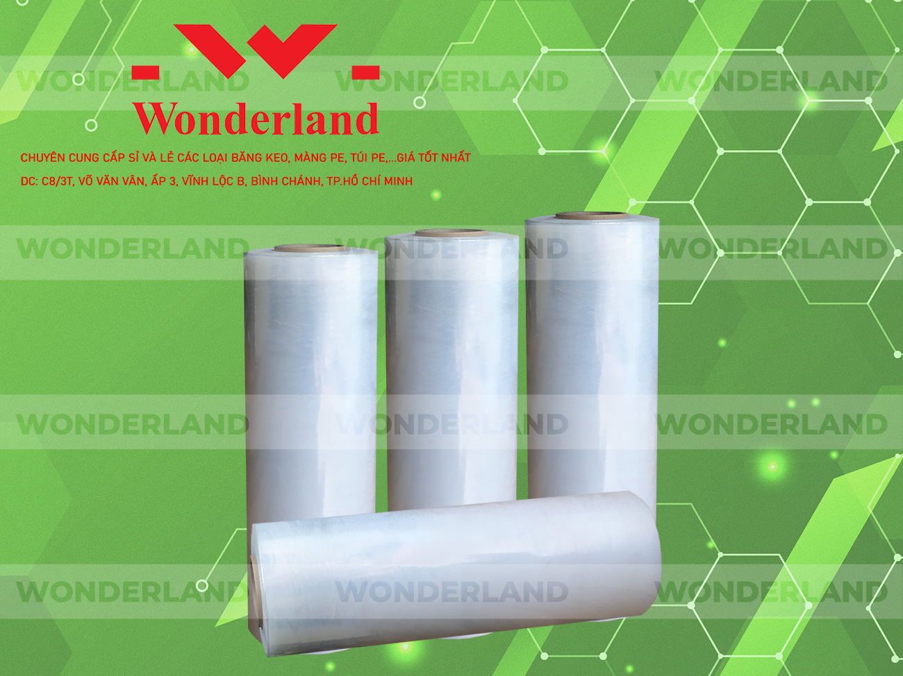 MÀNG PE TRẮNG 5.5KG LÕI 200G WONDERLAND GIÁ CẠNH TRANH